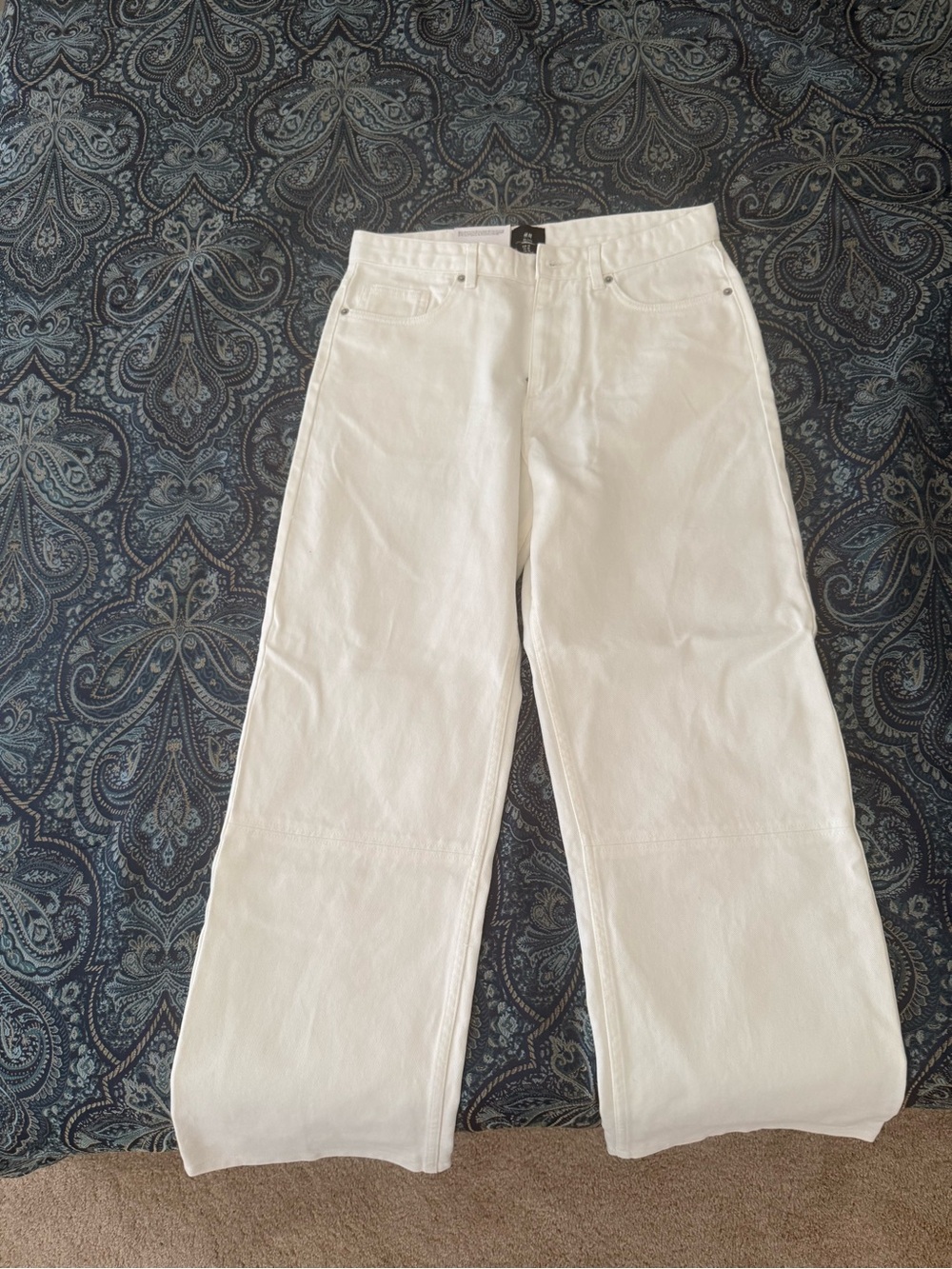 H&M White Men’s Bootcut Jeans